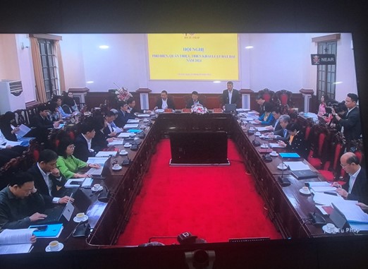 Sở Tư pháp Điện Biên tham gia Hội nghị phổ biến, quán triệt, triển khai Luật Đất đai năm 2024 ngành Tư pháp
