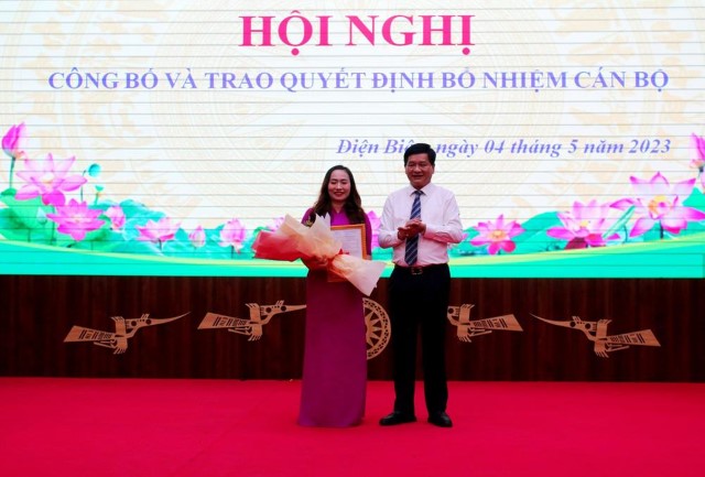 UBND tỉnh tổ chức Hội nghị công bố và trao Quyết định bổ nhiệm Phó Giám đốc Sở Tư pháp tỉnh Điện Biên