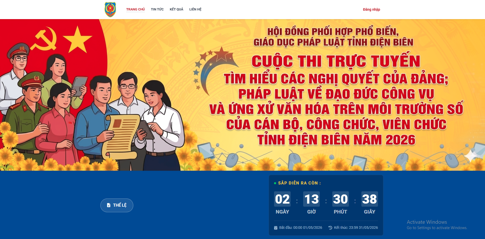 Hội đồng phối hợp phổ biến, giáo dục pháp luật tỉnh Điện Biên phát động Cuộc thi “Tìm hiểu các Nghị quyết của Đảng; pháp luật về đạo đức công vụ và ứng xử văn hóa trên môi trường số của cán bộ, công chức, viên chức tỉnh Điện Biên năm 2026”