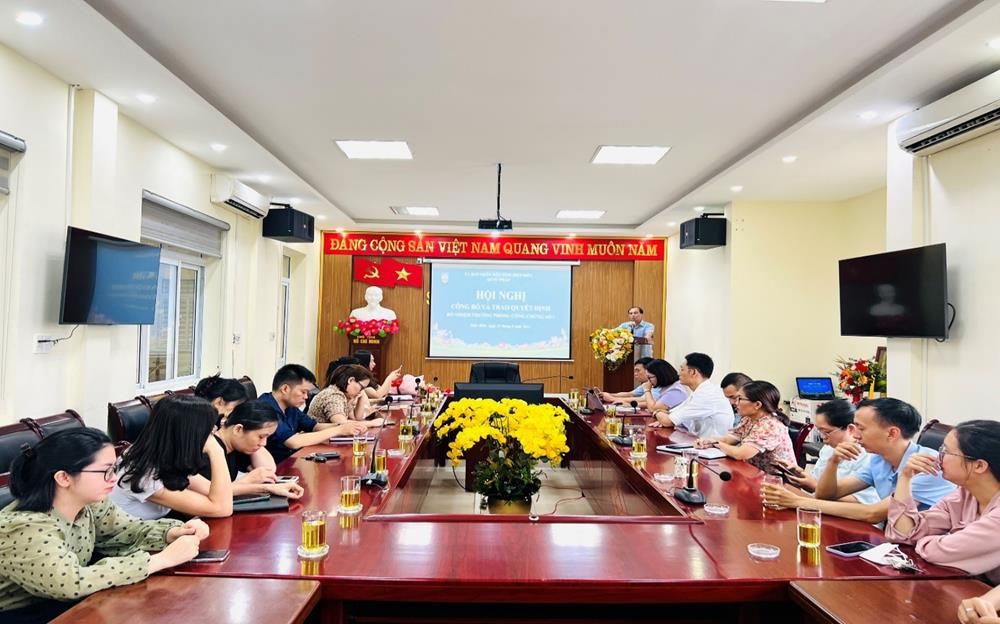 Sở Tư pháp tổ chức Hội nghị công bố và trao quyết định bổ nhiệm Trưởng phòng Công chứng số 1