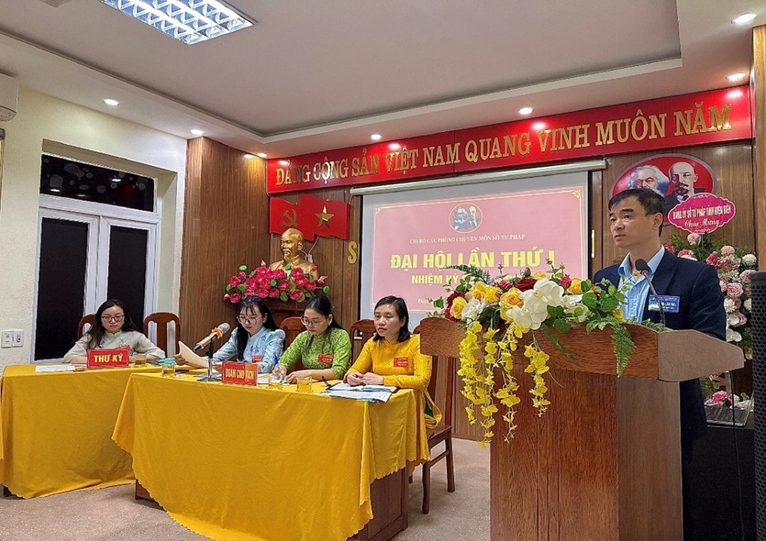 Chi bộ các phòng chuyên môn tổ chức thành công Đại hội lần thứ I, nhiệm kỳ 2025-2027
