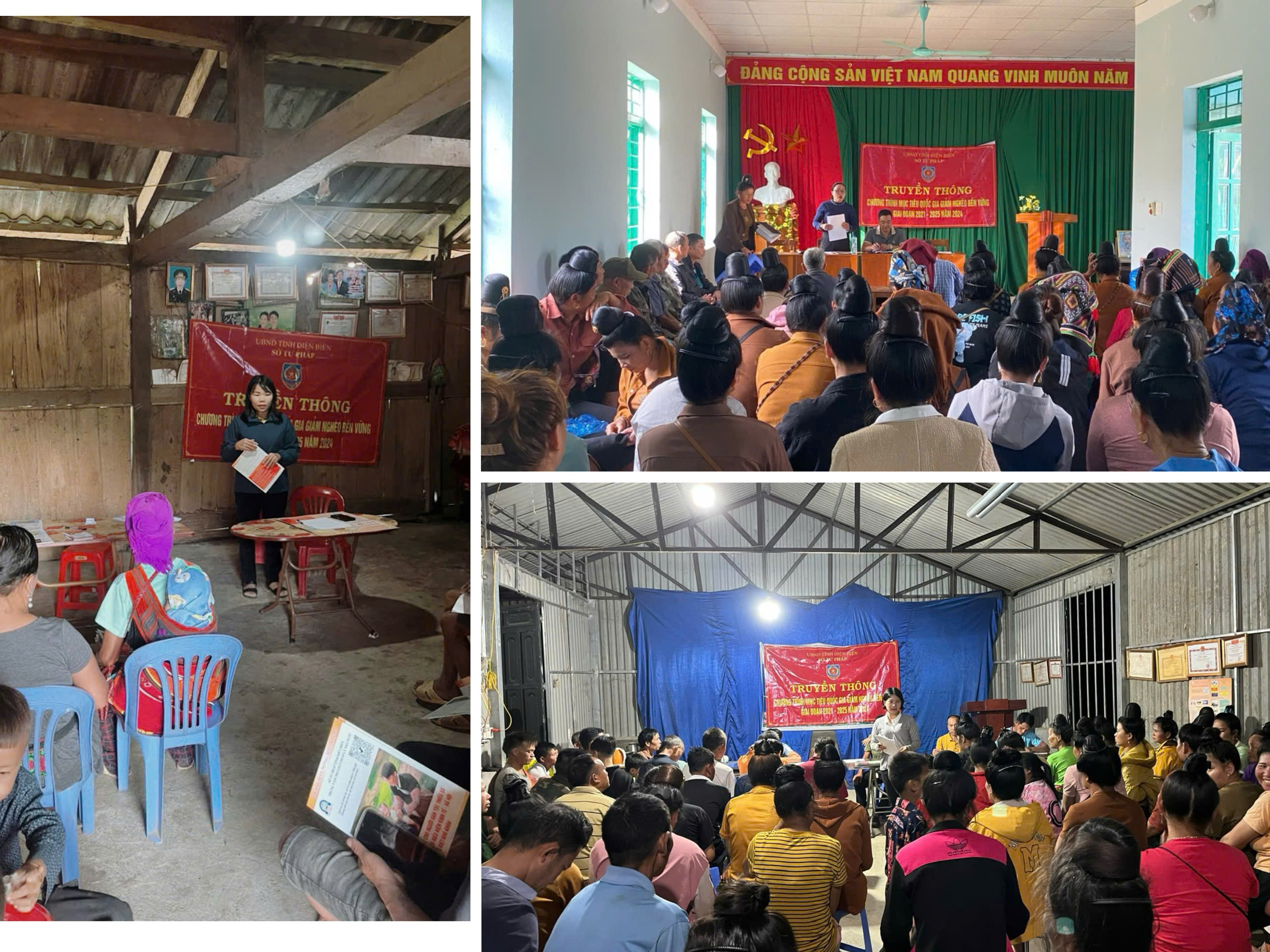 Sở Tư pháp tỉnh Điện Biên tổ chức tuyên truyền, truyền thông về giảm nghèo đa chiều thuộc Chương trình mục tiêu quốc gia giảm nghèo bền vững