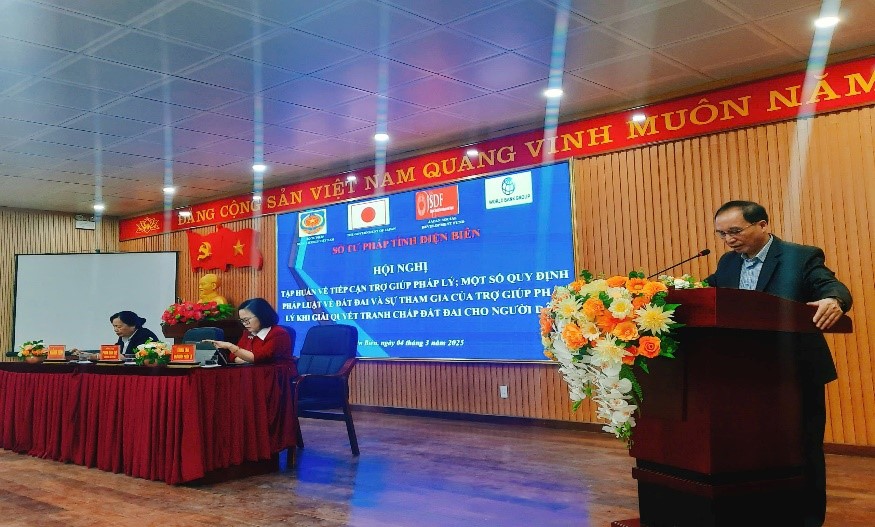 SỞ TƯ PHÁP TỈNH ĐIỆN BIÊN TỔ CHỨC HỘI NGHỊ: TẬP HUẤN VỀ TIẾP CẬN TGPL CHO NGƯỜI DÂN HUYỆN TUẦN GIÁO