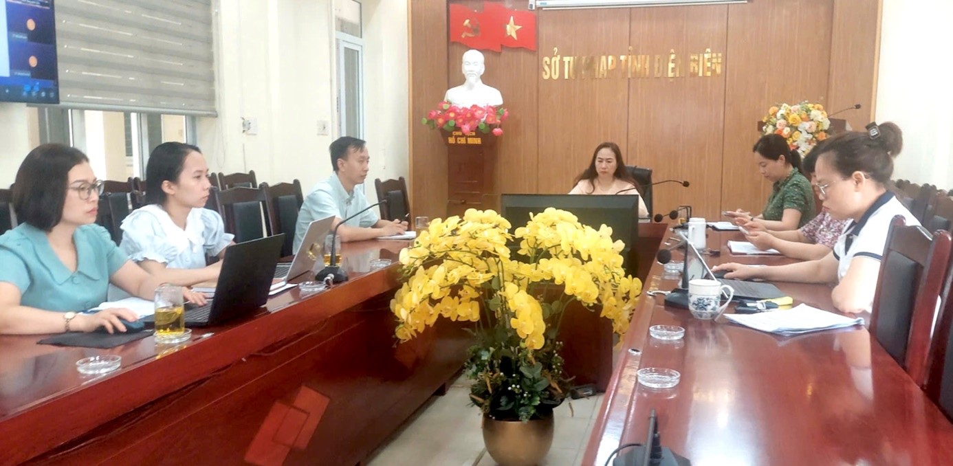 Hội nghị trực tuyến của Bộ Tư pháp hướng dẫn thực hiện nghiệp vụ công tác tư pháp khi triển khai mô hình chính quyền địa phương 02 cấp