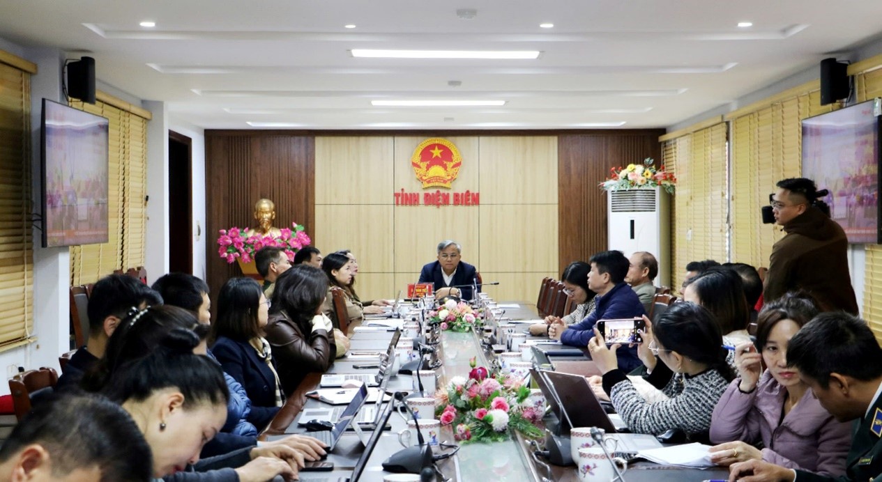 Tỉnh Điện Biên tổ chức điểm cầu Hội nghị trực tuyến toàn quốc triển khai công tác Tư pháp năm 2025