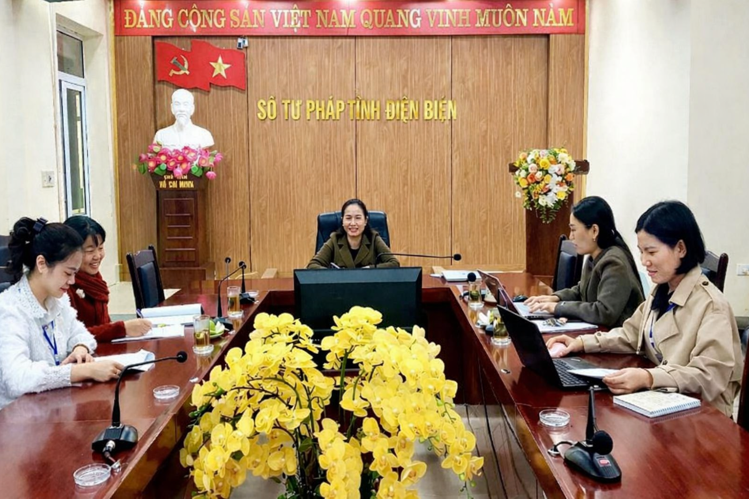 Sở Tư pháp tỉnh Điện Biên tham dự Tọa đàm lấy ý kiến về dự thảo các chính sách của Luật Phổ biến, giáo dục pháp luật (sửa đổi)