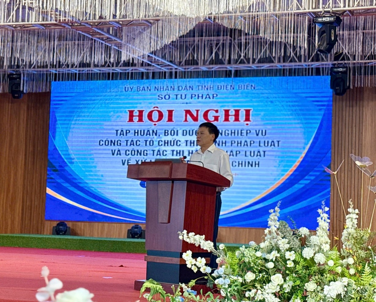 Hội nghị tập huấn, bồi dưỡng nghiệp vụ công tác tổ chức thi hành pháp luật và công tác thi hành pháp luật về xử lý vi phạm hành chính năm 2026