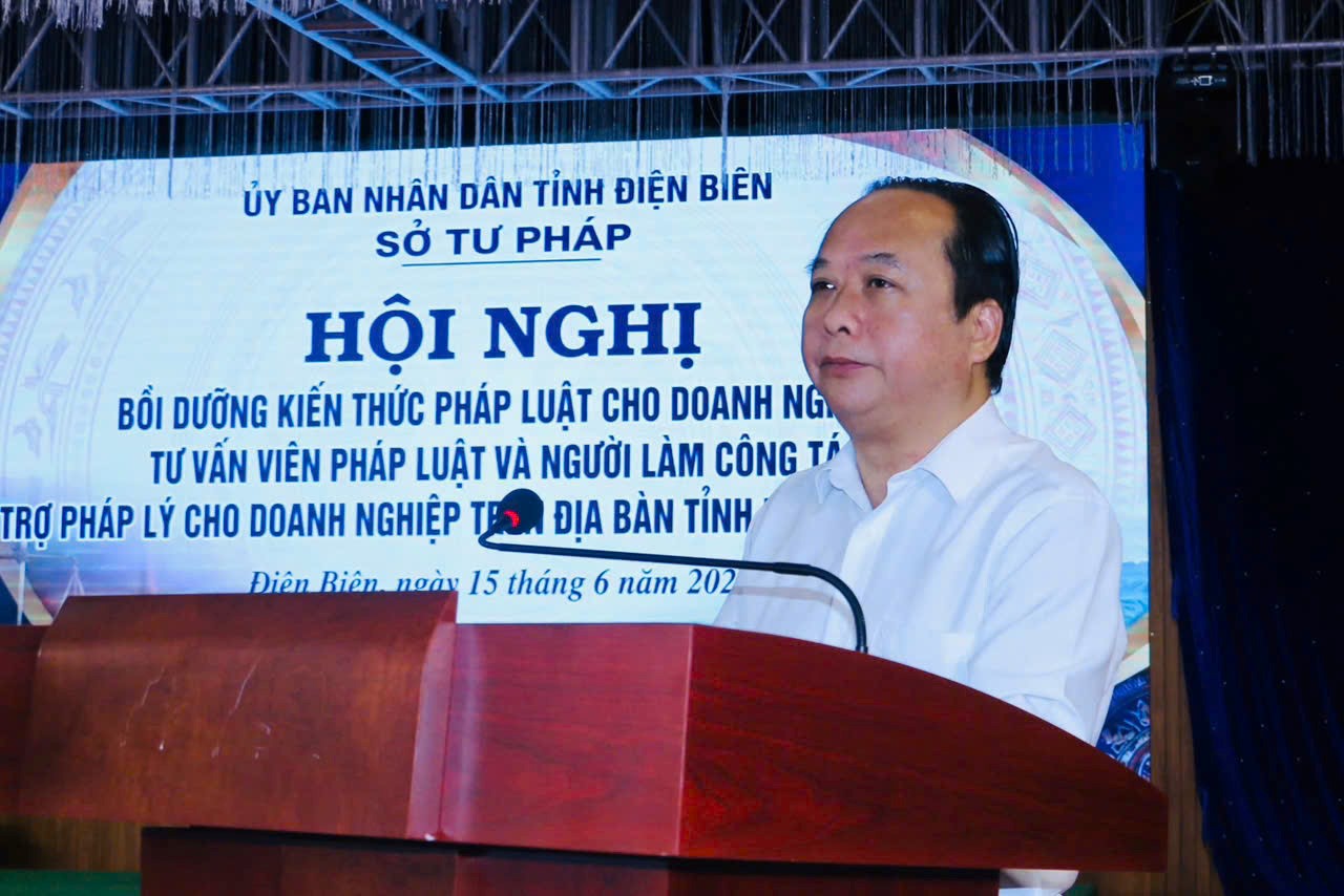 Sở Tư pháp tổ chức Hội nghị bồi dưỡng kiến thức pháp luật cho doanh nghiệp, tư vấn viên pháp luật và người làm công tác hỗ trợ pháp lý cho doanh nghiệp trên địa bàn tỉnh năm 2026
