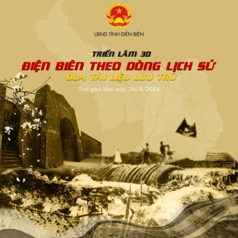 Điện Biện tổ chức triển lãm trực tuyến tài liệu lưu trữ tỉnh Điện Biên năm 2024 với chủ đề “Điện Biên theo dòng lịch sử qua tài liệu lưu trữ”