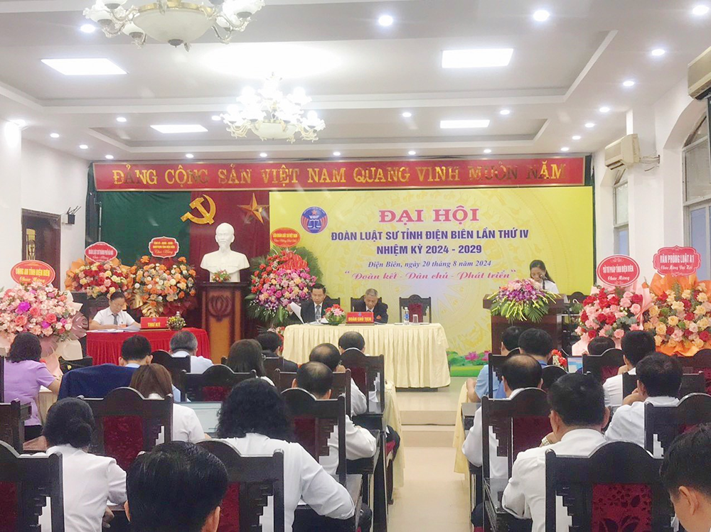 Đại hội Đoàn luật sư tỉnh Điện Biên lần thứ IV, nhiệm kỳ 2024-2029