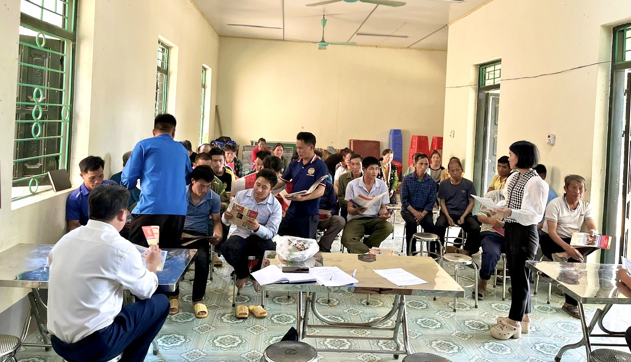 Sở Tư pháp tỉnh Điện Biên tổ chức đợt tuyên truyền pháp luật lưu động về phòng, chống ma túy