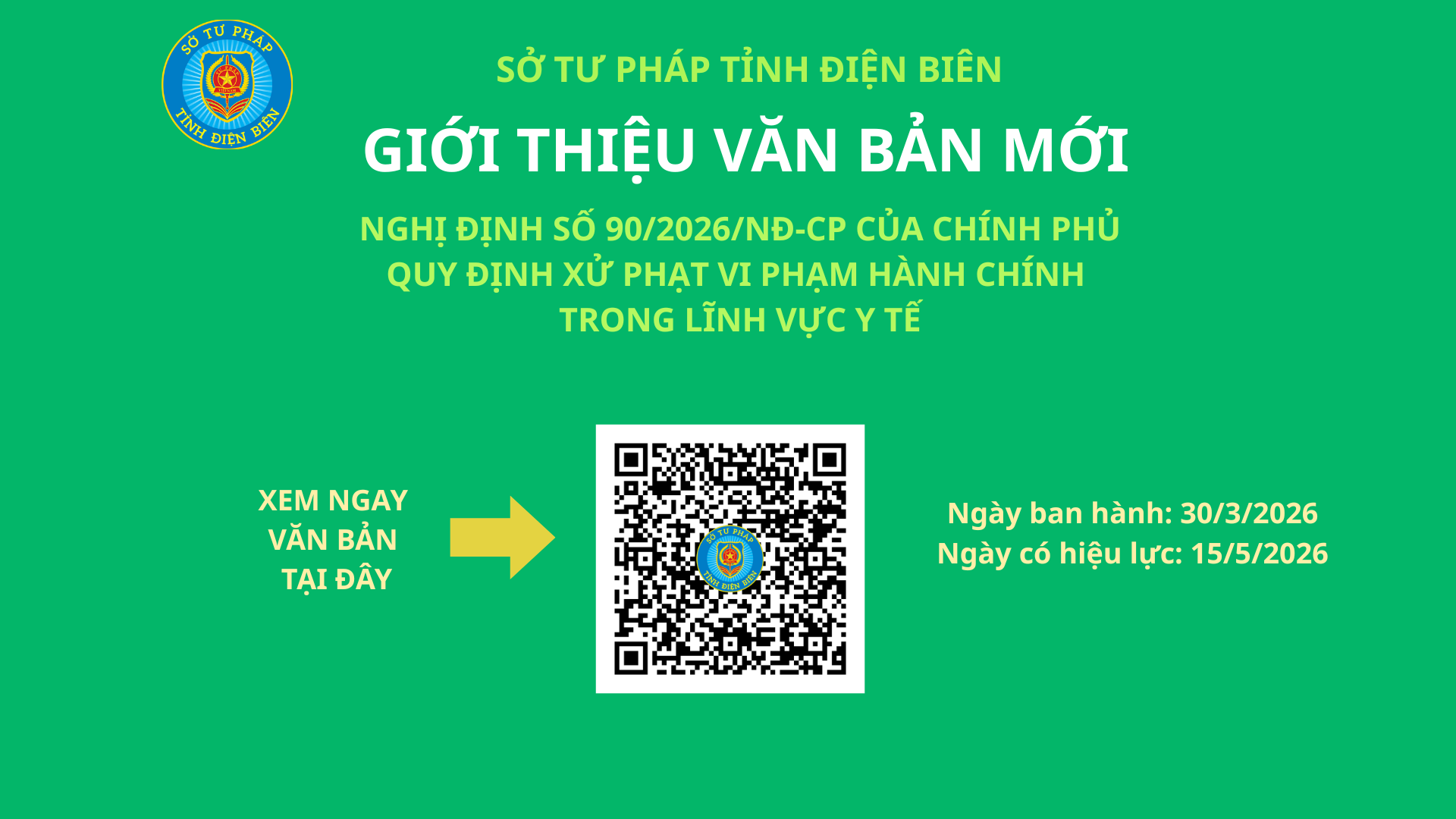 Một số điểm mới quy định xử phạt vi phạm hành chính trong lĩnh vực y tế tại Nghị định số 90/2026/NĐ-CP