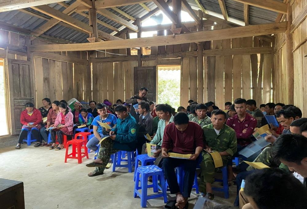 Chi đoàn thanh niên Sở Tư pháp tỉnh Điện Biên tổ chức tuyên truyền pháp luật lưu động về phòng, chống và kiểm soát ma túy năm 2022