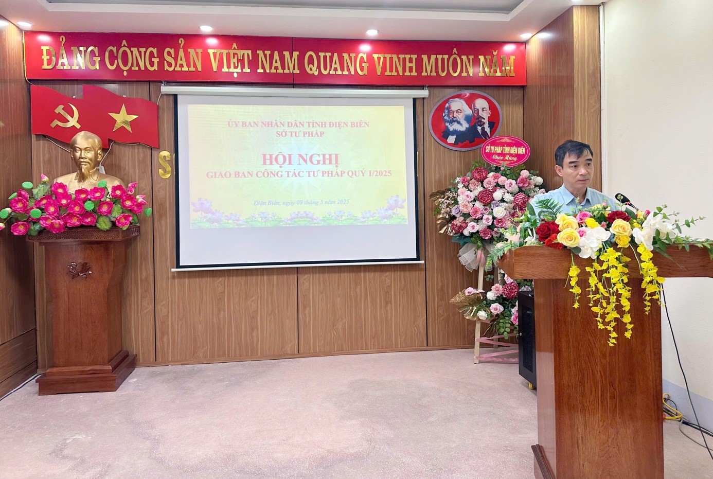 Sở Tư pháp tổ chức Hội nghị giao ban công tác tư pháp quý I/2025