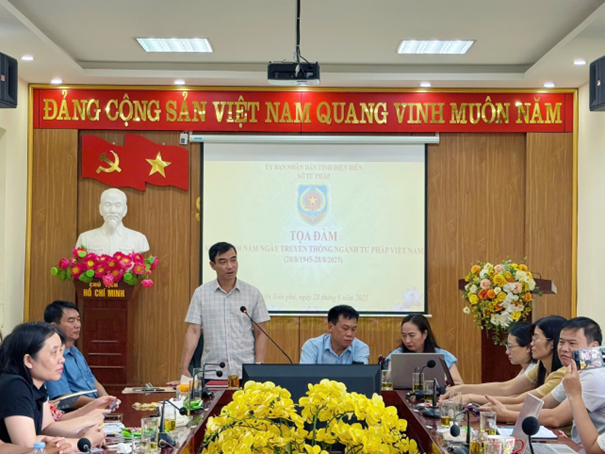 Sở Tư pháp tổ chức Tọa đàm Kỷ niệm 80 năm ngày truyền thống ngành Tư pháp Việt Nam (28/8/1945 - 28/8/2025)